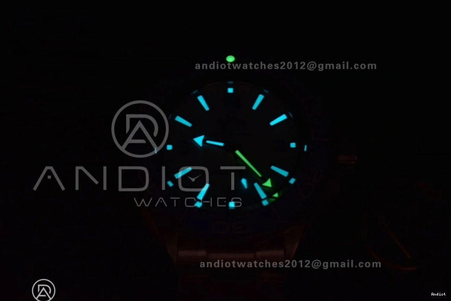 Black TF 6000M SS Dial SS Deep A2824 Blue Bezel Best 1:1 Ceramic Seamaster Bracelet Edition Ultra on 1223